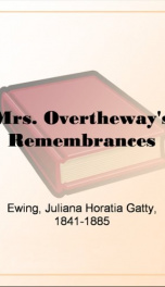 Mrs. Overtheway's Remembrances_cover