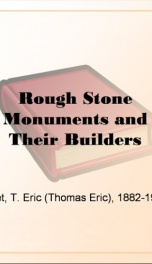 Rough Stone Monuments and Their Builders_cover