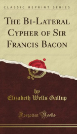 the bi lateral cypher of sir francis bacon_cover