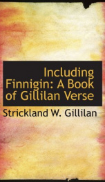 including finnigin a book of gillilan verse_cover