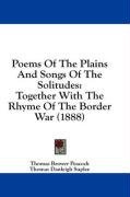 poems of the plains and songs of the solitudes together with the rhyme of the_cover