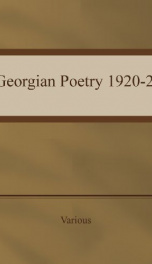 Georgian Poetry 1920-22_cover