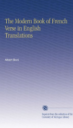 the modern book of french verse in english translations_cover