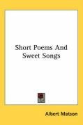 short poems and sweet songs_cover