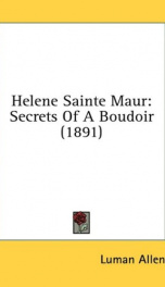 helene sainte maur secrets of a boudoir_cover