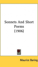 sonnets and short poems_cover
