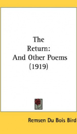 the return and other poems_cover