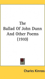 the ballad of john dunn and other poems_cover