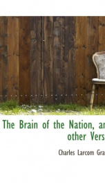 the brain of the nation and other verses_cover