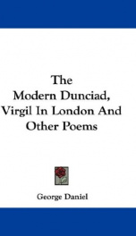 the modern dunciad virgil in london and other poems_cover