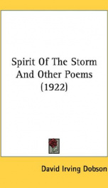 spirit of the storm and other poems_cover