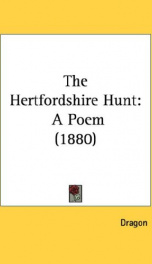 the hertfordshire hunt a poem_cover