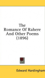 the romance of rahere and other poems_cover