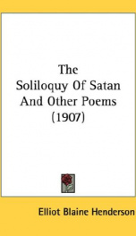 the soliloquy of satan and other poems_cover