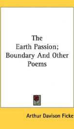 the earth passion boundary and other poems_cover