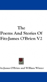 the poems and stories of fitz james obrien_cover