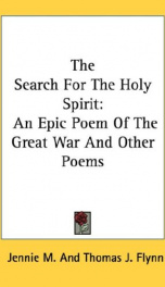 the search for the holy spirit an epic poem of the great war and other poems_cover