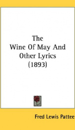 the wine of may and other lyrics_cover