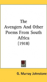 the avengers and other poems from south africa_cover