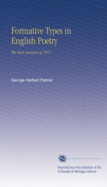 formative types in english poetry the earl lectures of 1917_cover