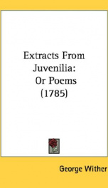 extracts from juvenilia or poems_cover