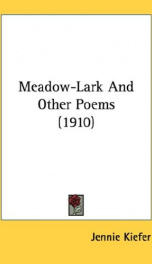 meadow lark and other poems_cover
