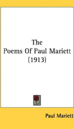 the poems of paul mariett_cover