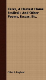 ceres a harvest home festival and other poems essays etc_cover