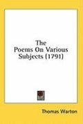 the poems on various subjects_cover