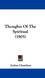thoughts of the spiritual_cover