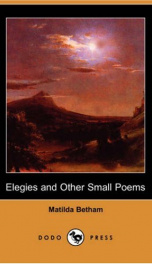 Elegies and Other Small Poems_cover