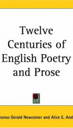 twelve centuries of english poetry and prose_cover