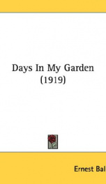 days in my garden_cover