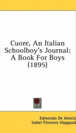 cuore an italian schoolboys journal a book for boys_cover