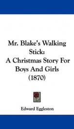 mr blakes walking stick a christmas story for boys and girls_cover