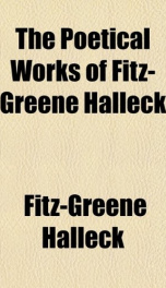the poetical works of fitz greene halleck_cover