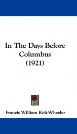 in the days before columbus_cover