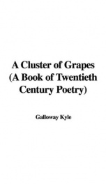 a cluster of grapes a book of twentieth century poetry_cover