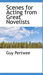 scenes for acting from great novelists_cover