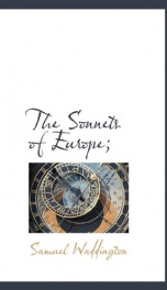 the sonnets of europe_cover