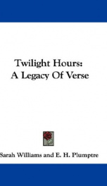 twilight hours a legacy of verse_cover