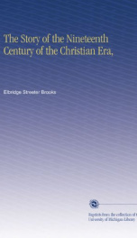 the story of the nineteenth century of the christian era_cover
