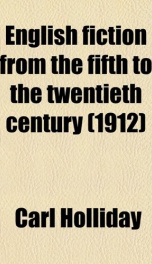 english fiction from the fifth to the twentieth century_cover