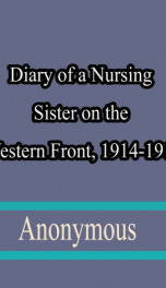 Diary of a Nursing Sister on the Western Front, 1914-1915_cover