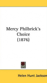 Mercy Philbrick's Choice_cover
