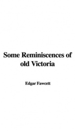 Some Reminiscences of old Victoria_cover