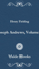 Joseph Andrews, Volume 2_cover