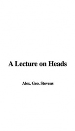 A Lecture On Heads_cover