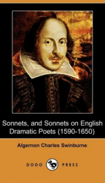 Sonnets, and Sonnets on English Dramatic Poets (1590-1650)_cover