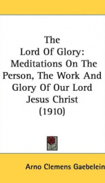 The Lord of Glory_cover